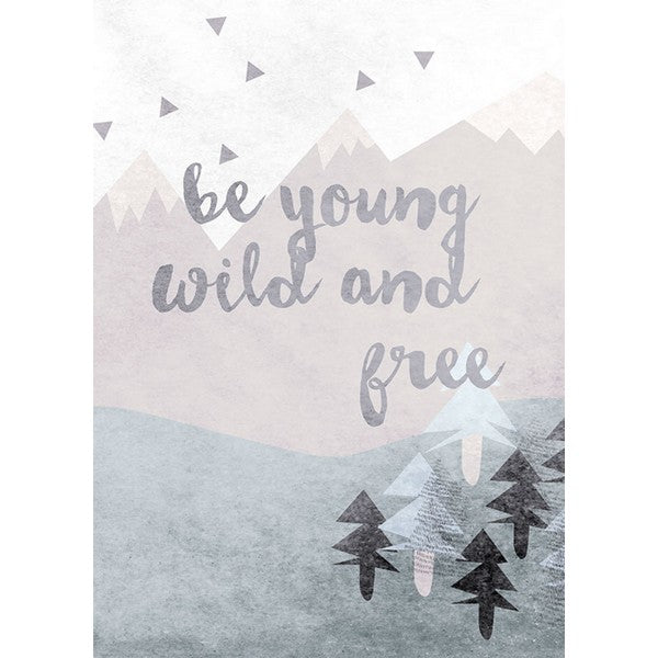 Plakat Vilde og gratis - 30x40 cm