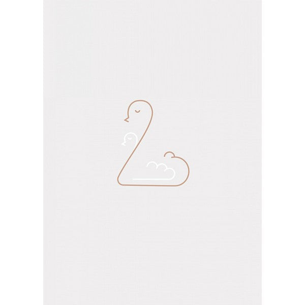 Plakat Baby Velkommen - 50x70 cm