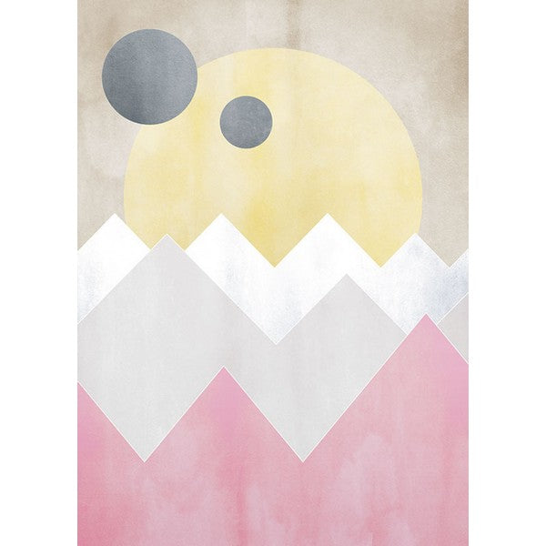Plakat Sol nedgang - 40x50 cm