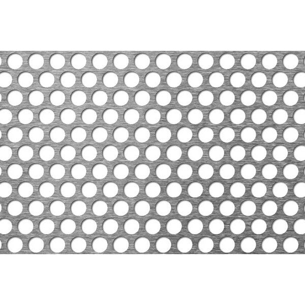 Perforeret stål plade 1,5x1000x2000 mm 56,23% luft