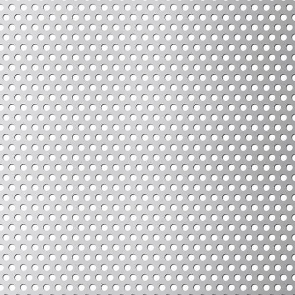 Perforeret Aluminium plade 1x1000x2000 mm runde huller Ø3 mm