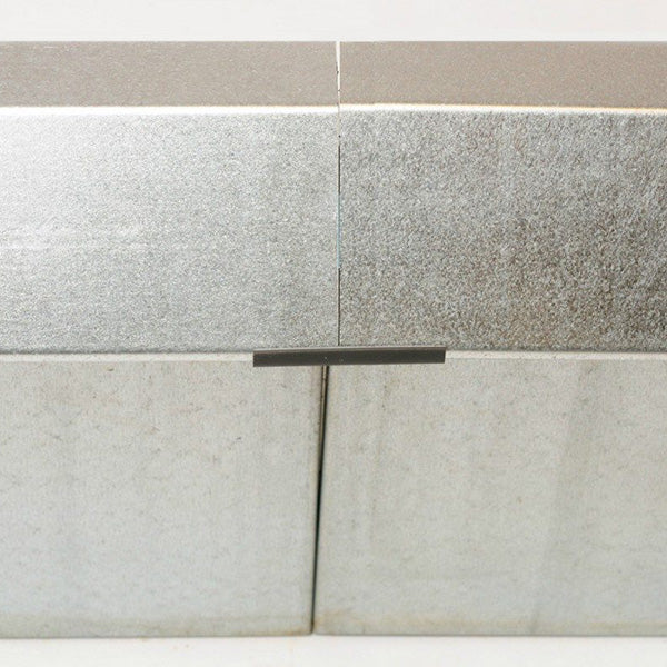 Højbed galvaniseret stål classic m/sneglehegn 25x120x240 cm