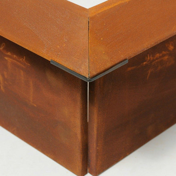 Højbed ubehandlet jern classic m/sneglehegn 25x80x240 cm
