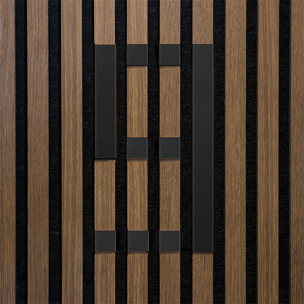 Tal til akustikpanel Sort zink 9