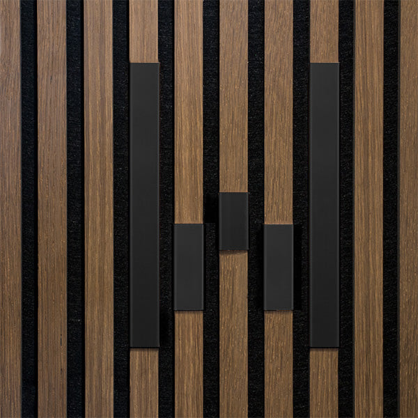 Bogstav til akustikpanel Sort zink W