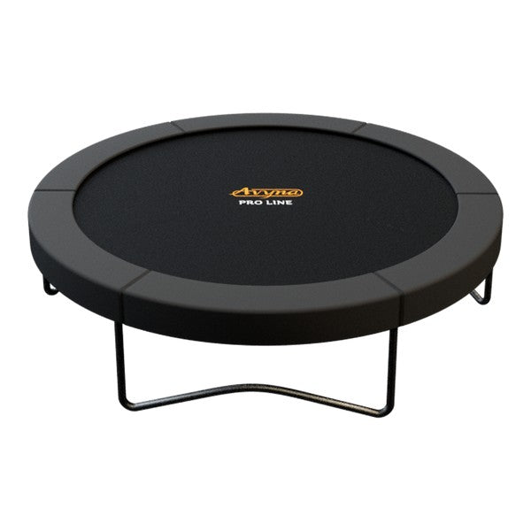 Trampolin royal m/sikkerhedsnet og stige Ø4,3 meter grå