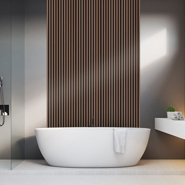 FibroTech akustikpanel UNIKA 22x605x2440 mm - walnut