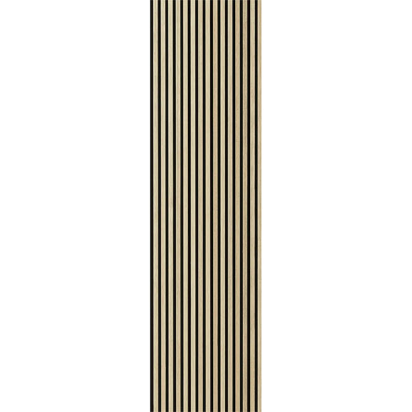 FibroTech akustikpanel BASIC PROFF 22x605x3000 mm - Ash