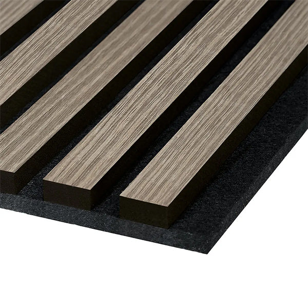 FibroTech akustikpanel PREMIUM 22x605x2440 mm - Grey oak