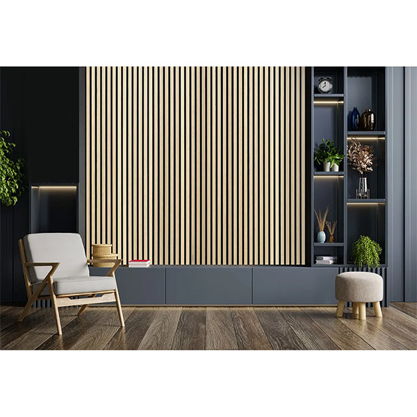 FibroTech akustikpanel PREMIUM 22x605x2440 mm - Ash
