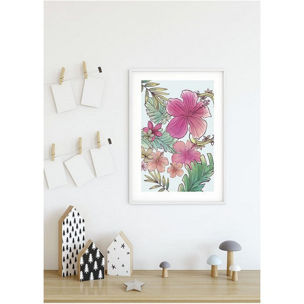 Plakat Ariel Blomster - 40x50 cm