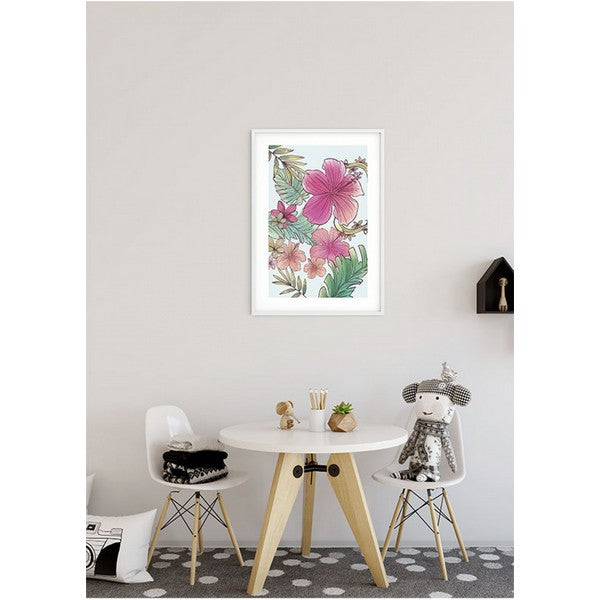 Plakat Ariel Blomster - 40x50 cm
