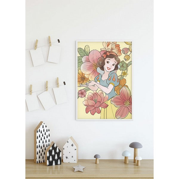 Plakat Snehvide blomster - 50x70 cm
