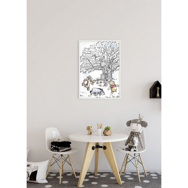 Plakat Peter Plys Legeplads - 30x40 cm