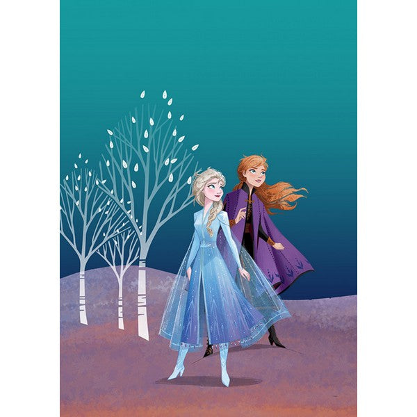 Plakat Frozen søstre - 40x50 cm