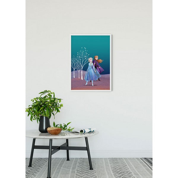 Plakat Frozen søstre - 30x40 cm