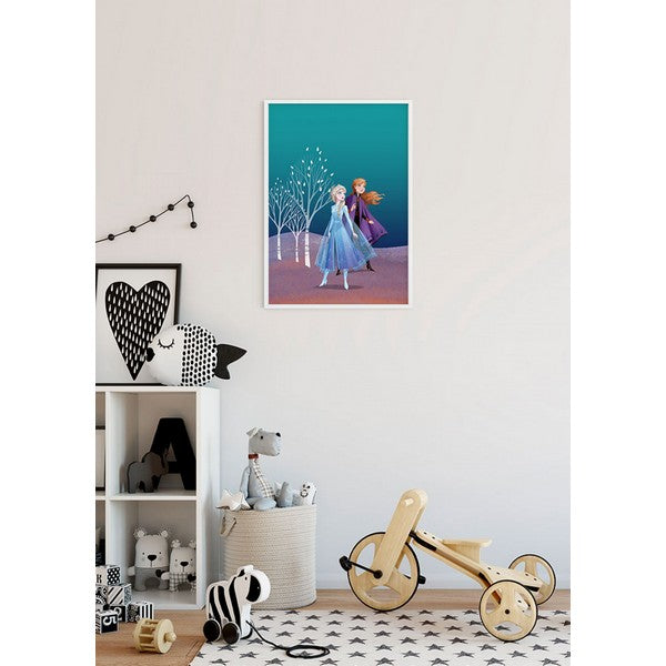 Plakat Frozen søstre - 30x40 cm