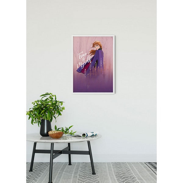 Plakat Frozen Anna tro mod mig selv - 40x50 cm