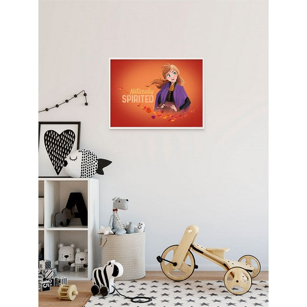 Plakat Frozen 2 Anna efterårsånd - 30x40 cm
