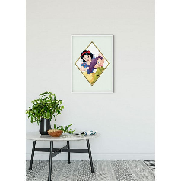 Plakat Snehvide & Dopey - 30x40 cm