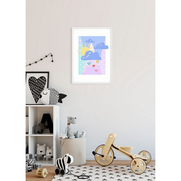 Plakat Peter Plys skyerne - 40x50 cm