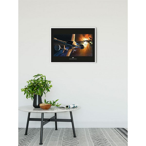 Plakat Star Wars Classic RMQ Endor Orbit War - 30x40 cm