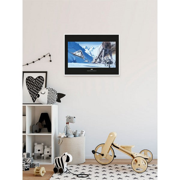 Plakat Star Wars Classic RMQ Hoth Battle Snowspeeder - 40x50 cm
