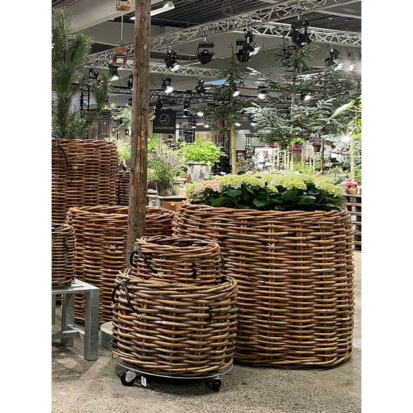 Magnum Low Rund Rattankurv Ø110xH100 cm