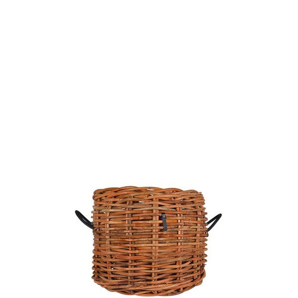 Rund Rattankurv (sæt m/3 stk/3 str) Ø32-62xH39-50 cm