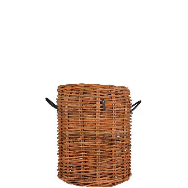 Rund Rattankurv (sæt m/4 stk/3 str) Ø32-62xH40-84 cm