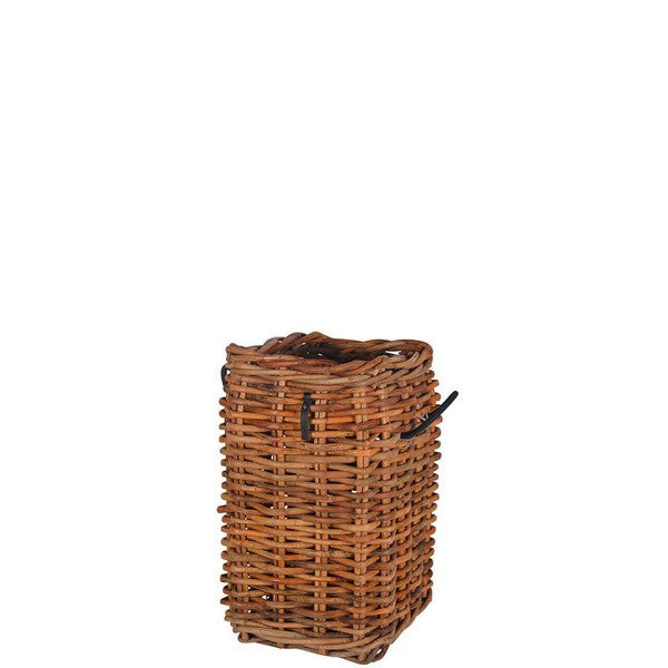 Firkantet Rattankurv (sæt m/4 stk/3 str) L27-59xB27-59xH40-84 cm