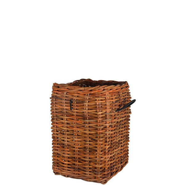 Firkantet Rattankurv (sæt m/4 stk/3 str) L27-59xB27-59xH40-84 cm
