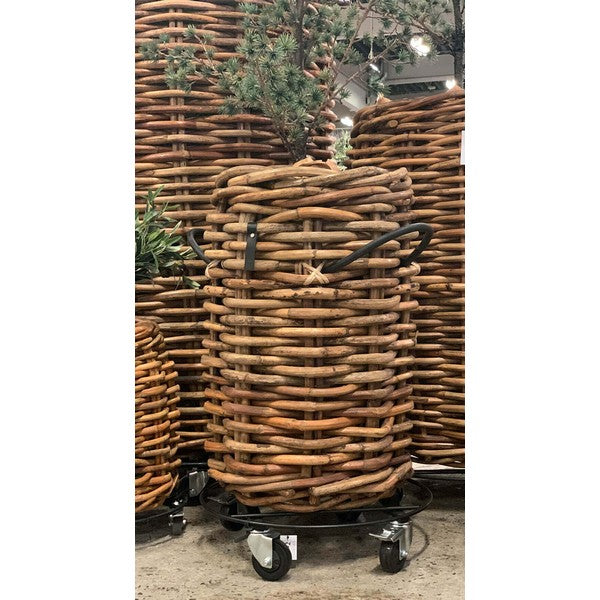 Maxi Rund Trolley t/Rattankurv Ø42xH11,5 cm
