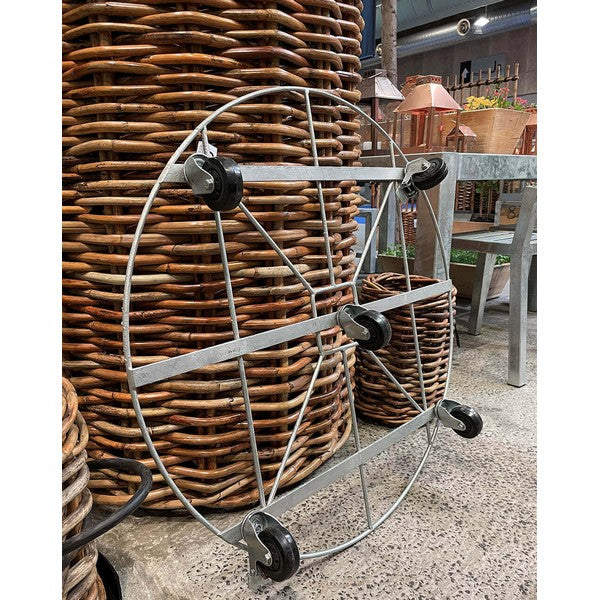 Magnum Rund Trolley t/Rattankurv Ø110xH12,5 cm