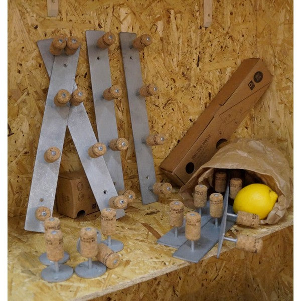 Korkknage, 4 knager L40xH4xD8 cm