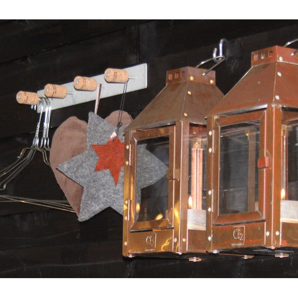 Korkknage, 4 knager L40xH4xD8 cm