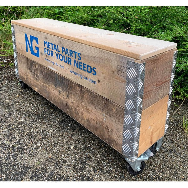 Aflang Låg L102xB25xH2 cm