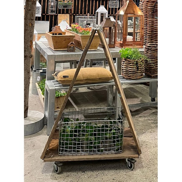 Street Menu Skilt m Hjul (H: 115) B80xH115xD57 cm