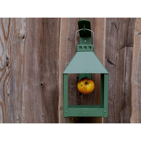 Olivengrøn Mini Quadro Birdy Eat Foderbræt L17xB17xH27 cm