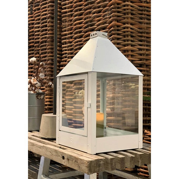 Hvid Mega Quadro Lanterne L32xB32xH52 cm