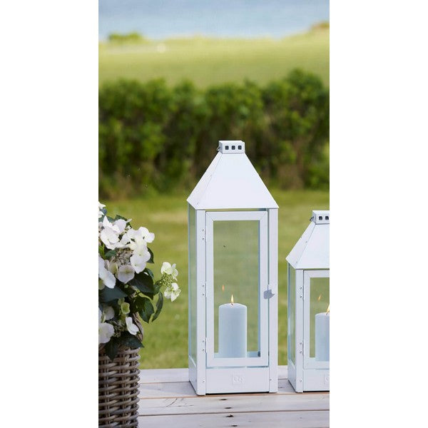Hvid Mega Hightower Lanterne L32xB32xH100 cm