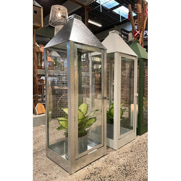 Hvid Mega Hightower Lanterne L32xB32xH100 cm