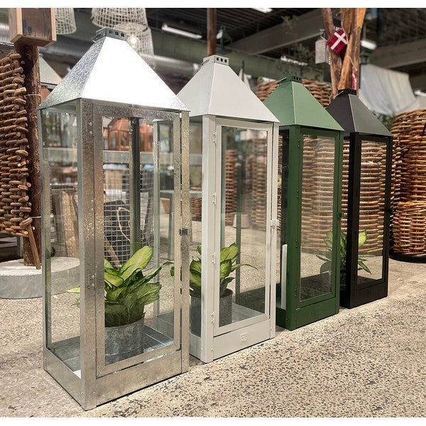 Hvid Mega Hightower Lanterne L32xB32xH100 cm