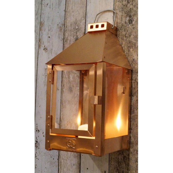 Kobber Mini Væglanterne L17xB17xH36,5 cm