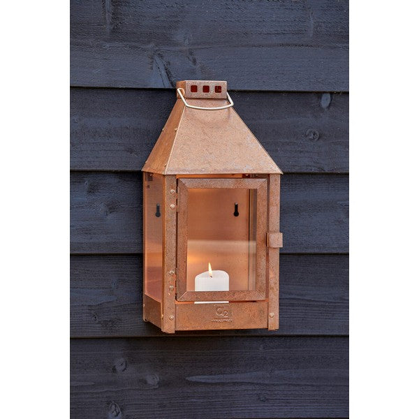 Kobber Mini Væglanterne L17xB17xH36,5 cm