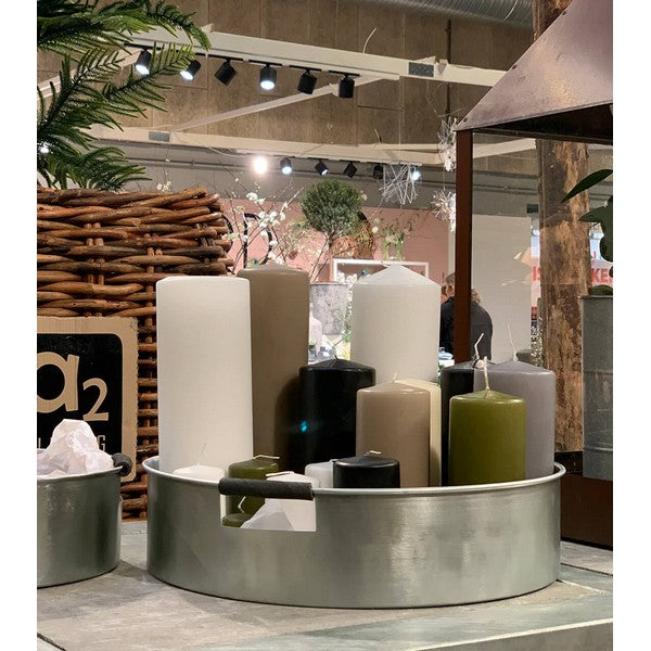 Mini Bloklys (32T) - Elfenben Ø6 x H12 cm - ca. 0,3 kg