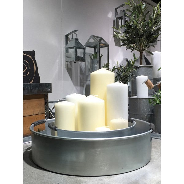 Mini Bloklys (32T) - Elfenben Ø6 x H12 cm - ca. 0,3 kg