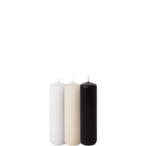 Maxi Bloklys (140T) - Hvid Ø8 x H25 cm - ca. 0,9 kg