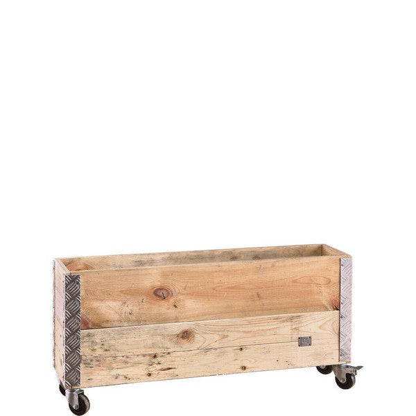 Galv Aflang Plantebakke (t/Aflang Kasse) L97xB19xH30 cm