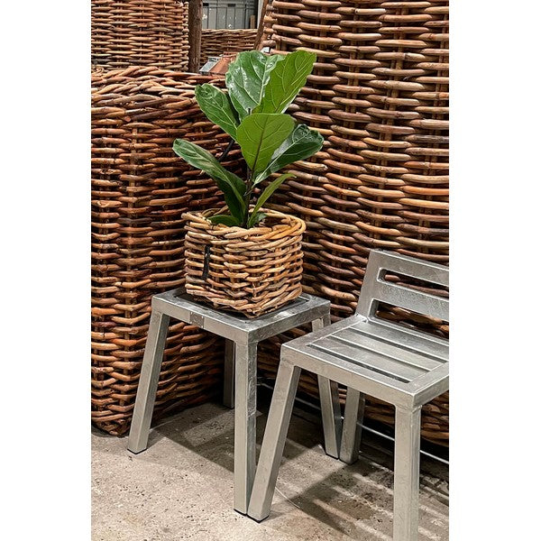 Galvaniseret Square Loungebord L44xB44xH46 cm